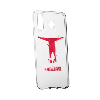 Husa de protectie Star Wars, The Mandalorian pentru Samsung Galaxy A30, rezistenta la uzura, anti-alunecare, din silicon Premium, 458 Husa de protectie Star Wars, The Mandalorian pentru Samsung Galaxy A30, rezistenta la uzura, anti-alunecare, din silicon Premium, 458