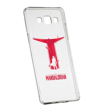 Husa de protectie Star Wars, The Mandalorian pentru Samsung Galaxy J3 2016, rezistenta la uzura, anti-alunecare, din silicon Premium, 458 Husa de protectie Star Wars, The Mandalorian pentru Samsung Galaxy J3 2016, rezistenta la uzura, anti-alunecare, din silicon Premium, 458