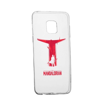 Husa de protectie Star Wars, The Mandalorian pentru Sony Xperia 10/ XA3, rezistenta la uzura, anti-alunecare, din silicon Premium, 458 Husa de protectie Star Wars, The Mandalorian pentru Sony Xperia 10/ XA3, rezistenta la uzura, anti-alunecare, din silicon Premium, 458