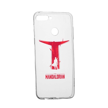 Husa de protectie Star Wars, The Mandalorian pentru Xiaomi Redmi Note 7, rezistenta la uzura, anti-alunecare, din silicon Premium, 458 Husa de protectie Star Wars, The Mandalorian pentru Xiaomi Redmi Note 7, rezistenta la uzura, anti-alunecare, din silicon Premium, 458