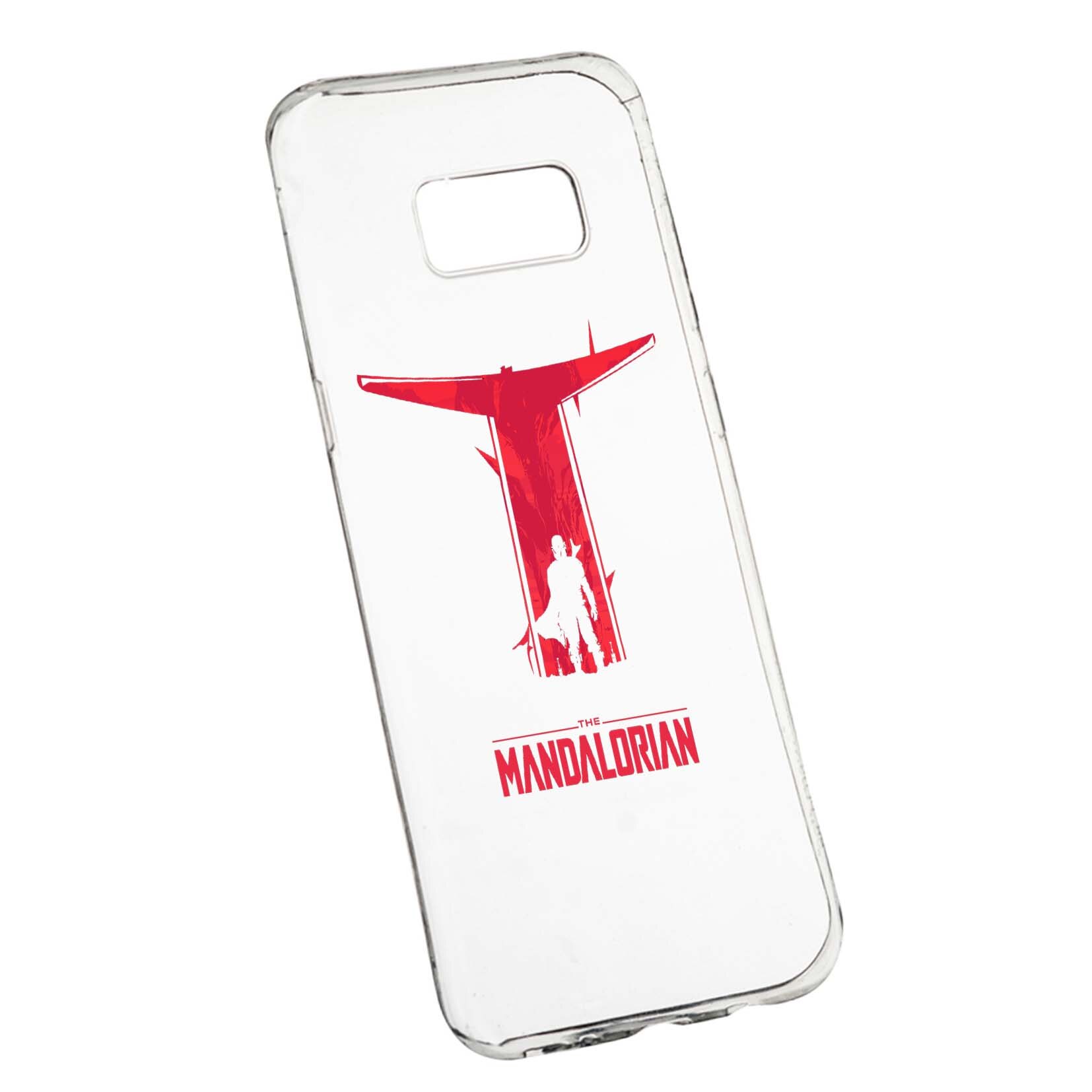 Husa de protectie Star Wars, The Mandalorian pentru Samsung Galaxy S8 Plus, rezistenta la uzura, anti-alunecare, din silicon Premium, 458