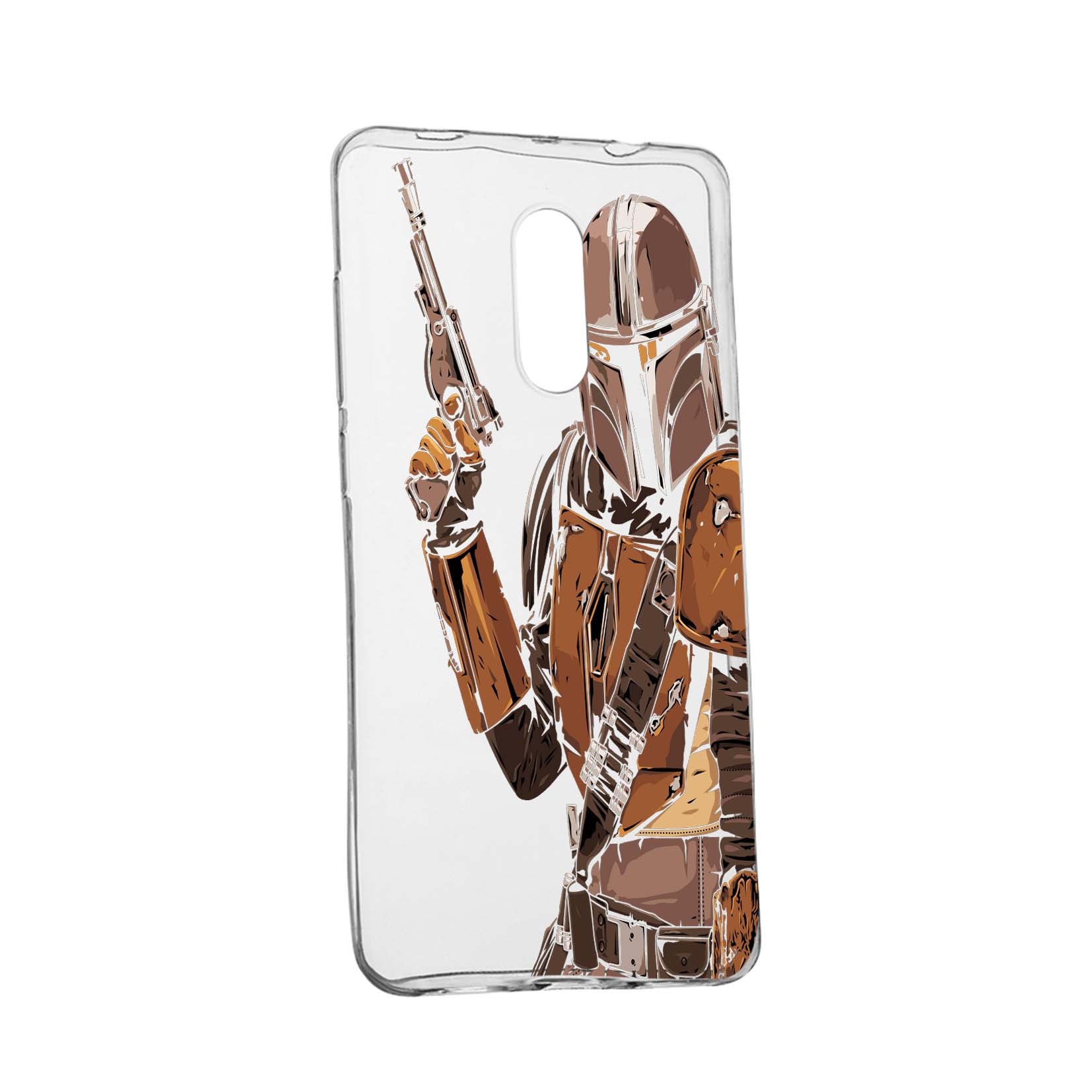 Husa de protectie Star Wars, The Mandalorian pentru Xiaomi Redmi 8A, rezistenta la uzura, anti-alunecare, din silicon Premium, 459