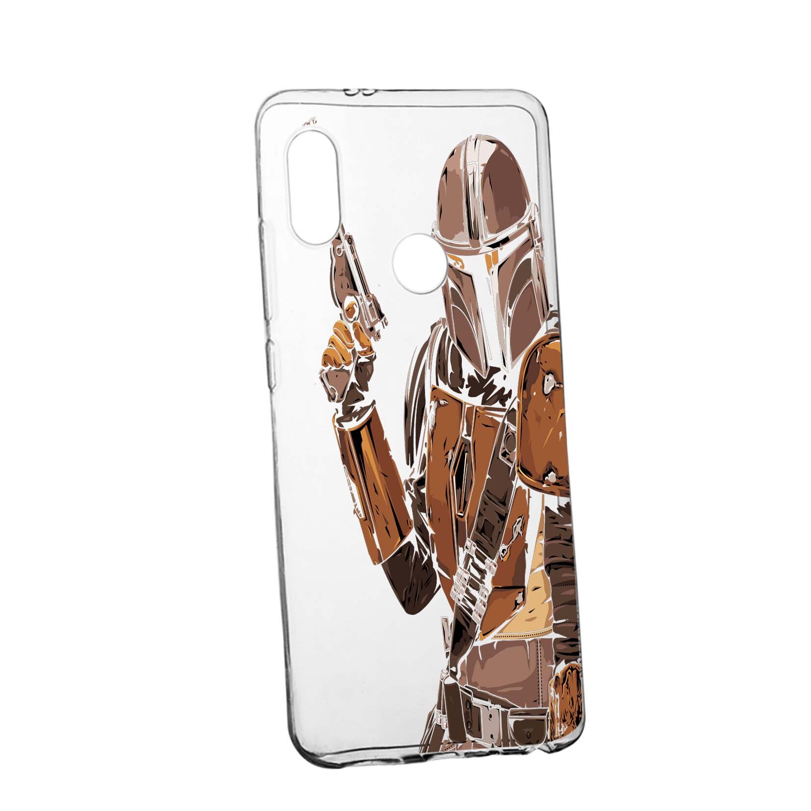 Husa de protectie Star Wars, The Mandalorian pentru Xiaomi Redmi S2 / Y2, rezistenta la uzura, anti-alunecare, din silicon Premium, 459