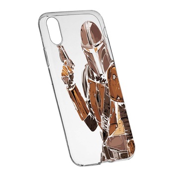 Husa de protectie Star Wars, The Mandalorian pentru Xiaomi Mi A2 / Mi 6X, rezistenta la uzura, anti-alunecare, din silicon Premium, 459 Husa de protectie Star Wars, The Mandalorian pentru Xiaomi Mi A2 / Mi 6X, rezistenta la uzura, anti-alunecare, din silicon Premium, 459