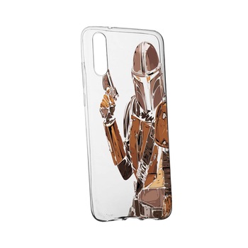 Husa de protectie Star Wars, The Mandalorian pentru Samsung Galaxy M10, rezistenta la uzura, anti-alunecare, din silicon Premium, 459 Husa de protectie Star Wars, The Mandalorian pentru Samsung Galaxy M10, rezistenta la uzura, anti-alunecare, din silicon Premium, 459