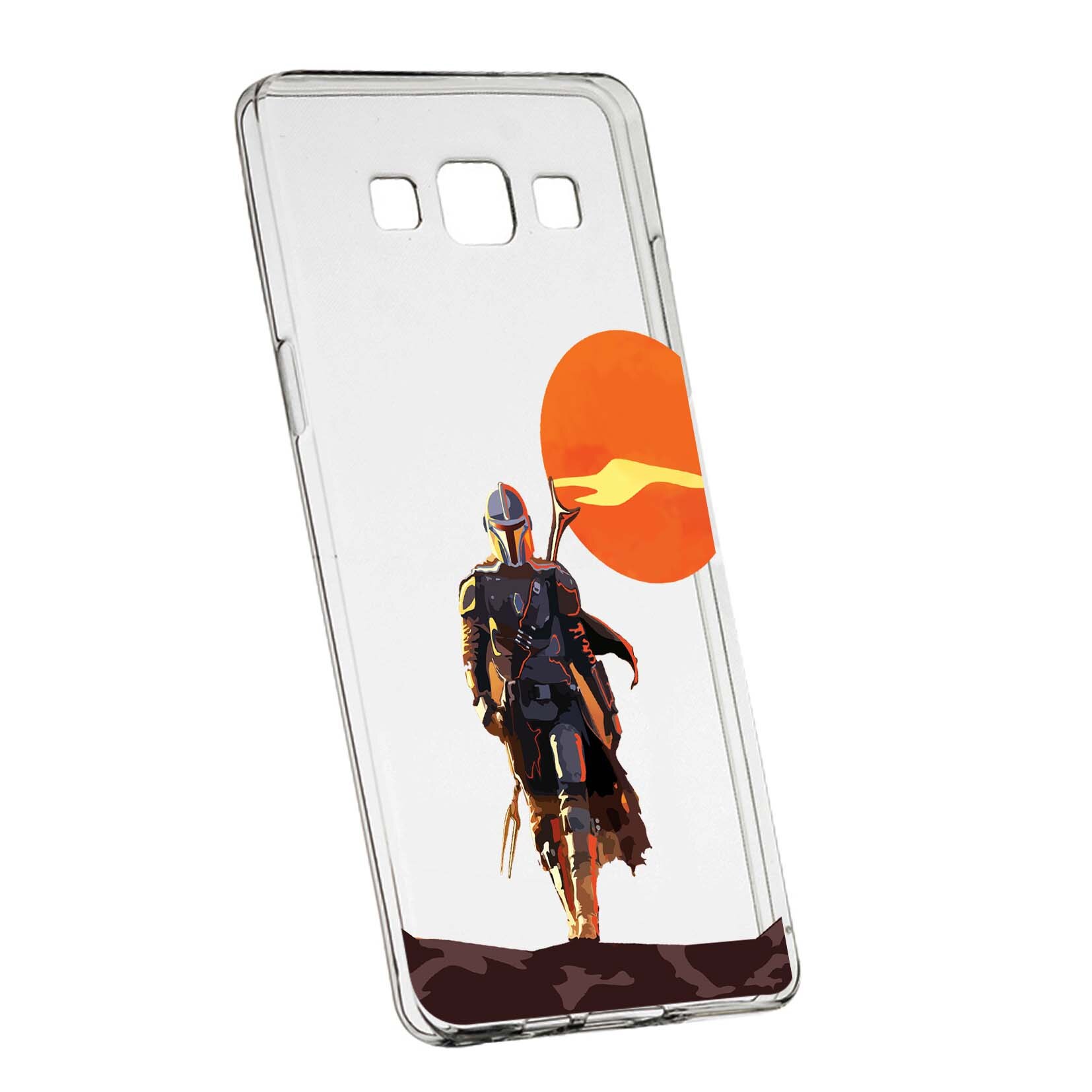 Husa de protectie Star Wars, The Mandalorian pentru Samsung Galaxy A3, rezistenta la uzura, anti-alunecare, din silicon Premium, 460