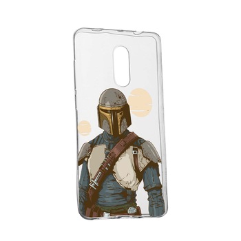 Husa de protectie Star Wars, The Mandalorian pentru Xiaomi Redmi 8A, rezistenta la uzura, anti-alunecare, din silicon Premium, 461 Husa de protectie Star Wars, The Mandalorian pentru Xiaomi Redmi 8A, rezistenta la uzura, anti-alunecare, din silicon Premium, 461