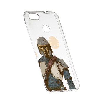 Husa de protectie Star Wars, The Mandalorian pentru Huawei Honor 8 Pro, rezistenta la uzura, anti-alunecare, din silicon Premium, 461 Husa de protectie Star Wars, The Mandalorian pentru Huawei Honor 8 Pro, rezistenta la uzura, anti-alunecare, din silicon Premium, 461