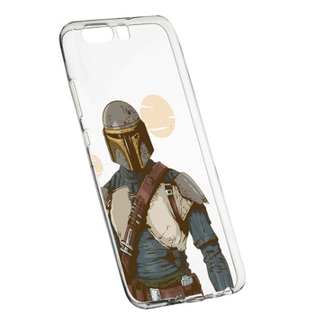Husa de protectie Star Wars, The Mandalorian pentru Sony XZ Premium, rezistenta la uzura, anti-alunecare, din silicon Premium, 461 Husa de protectie Star Wars, The Mandalorian pentru Sony XZ Premium, rezistenta la uzura, anti-alunecare, din silicon Premium, 461