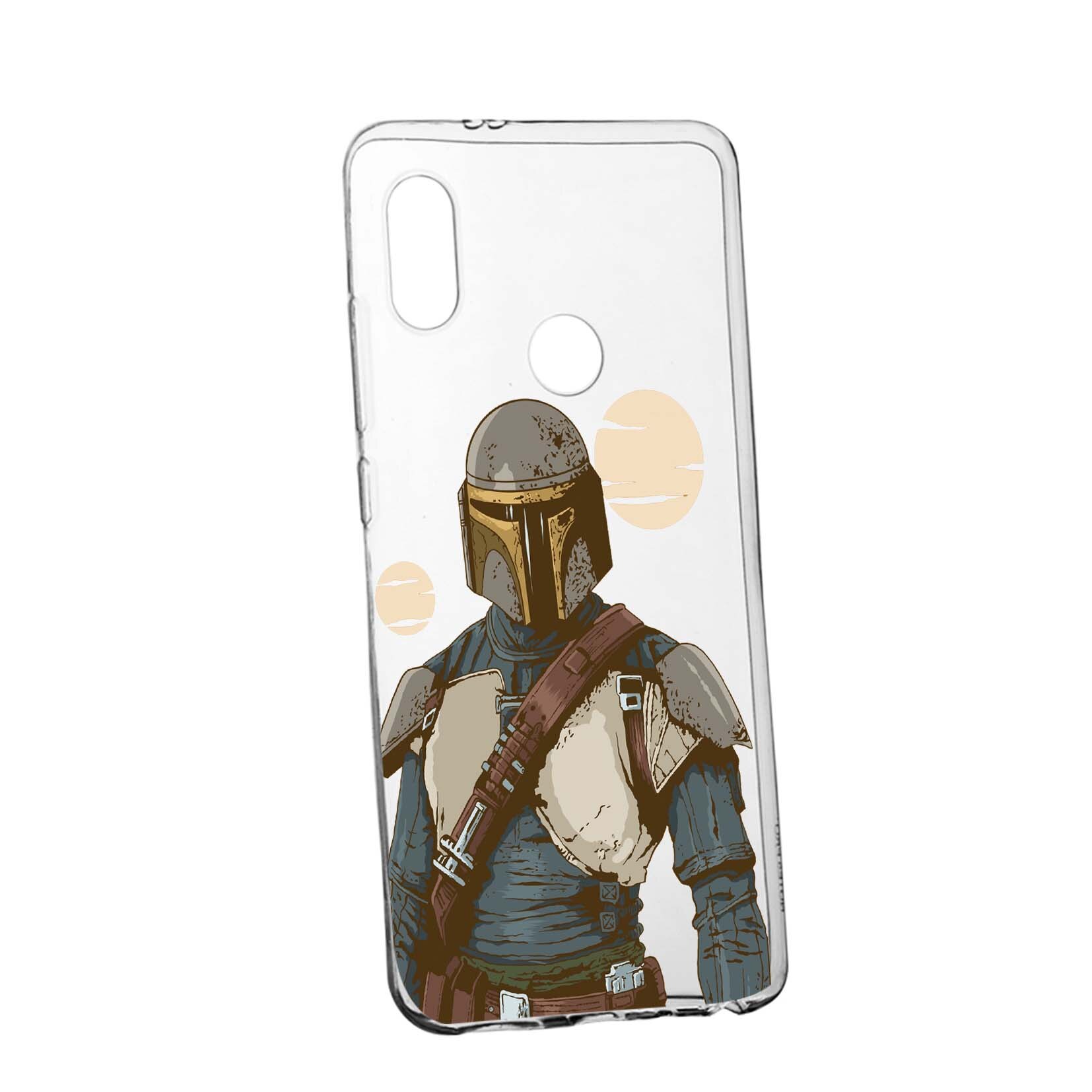 Husa de protectie Star Wars, The Mandalorian pentru Huawei Nova 3, rezistenta la uzura, anti-alunecare, din silicon Premium, 461