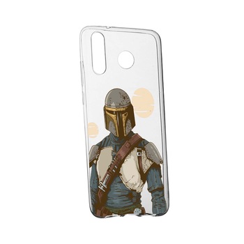 Husa de protectie Star Wars, The Mandalorian pentru Samsung Galaxy A20, rezistenta la uzura, anti-alunecare, din silicon Premium, 461 Husa de protectie Star Wars, The Mandalorian pentru Samsung Galaxy A20, rezistenta la uzura, anti-alunecare, din silicon Premium, 461