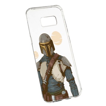 Husa de protectie Star Wars, The Mandalorian pentru Samsung Galaxy S8 Plus, rezistenta la uzura, anti-alunecare, din silicon Premium, 461 Husa de protectie Star Wars, The Mandalorian pentru Samsung Galaxy S8 Plus, rezistenta la uzura, anti-alunecare, din silicon Premium, 461