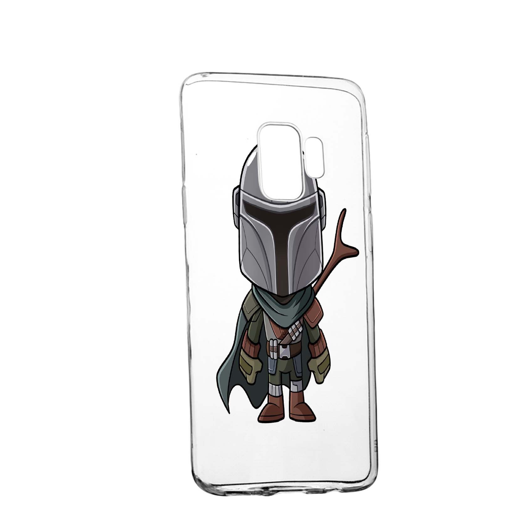 Husa de protectie Star Wars, The Mandalorian pentru Xiaomi Pocophone F1, rezistenta la uzura, anti-alunecare, din silicon Premium, 462