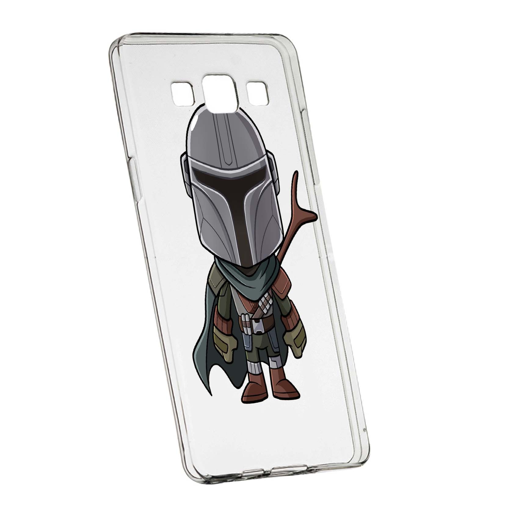 Husa de protectie Star Wars, The Mandalorian pentru Samsung Galaxy A3, rezistenta la uzura, anti-alunecare, din silicon Premium, 462