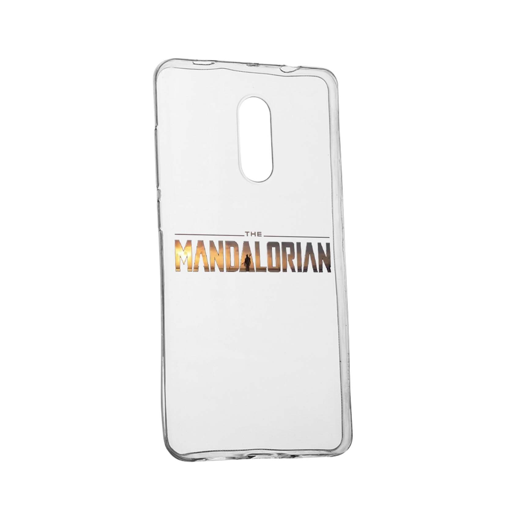 Husa de protectie Star Wars, The Mandalorian pentru LG K8 2018, rezistenta la uzura, anti-alunecare, din silicon Premium, 463