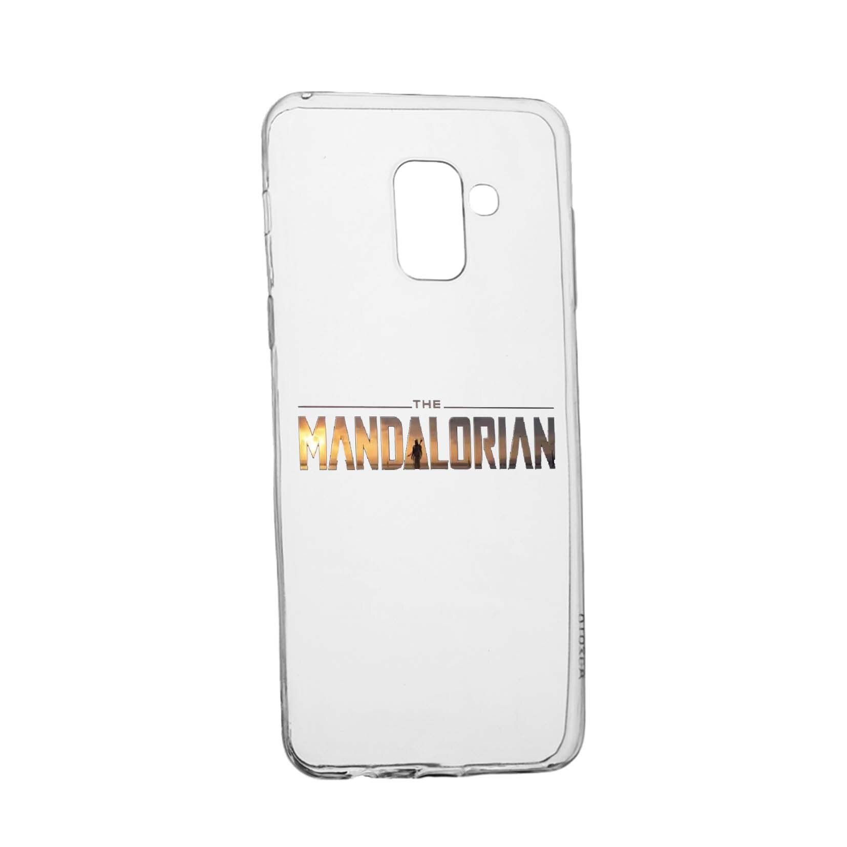 Husa de protectie Star Wars, The Mandalorian pentru Samsung Galaxy A8 2018 / A5 2018, rezistenta la uzura, anti-alunecare, din silicon Premium, 463