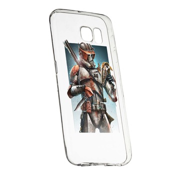 Husa de protectie Star Wars, The Mandalorian pentru Samsung Galaxy S6, rezistenta la uzura, anti-alunecare, din silicon Premium, 464 Husa de protectie Star Wars, The Mandalorian pentru Samsung Galaxy S6, rezistenta la uzura, anti-alunecare, din silicon Premium, 464