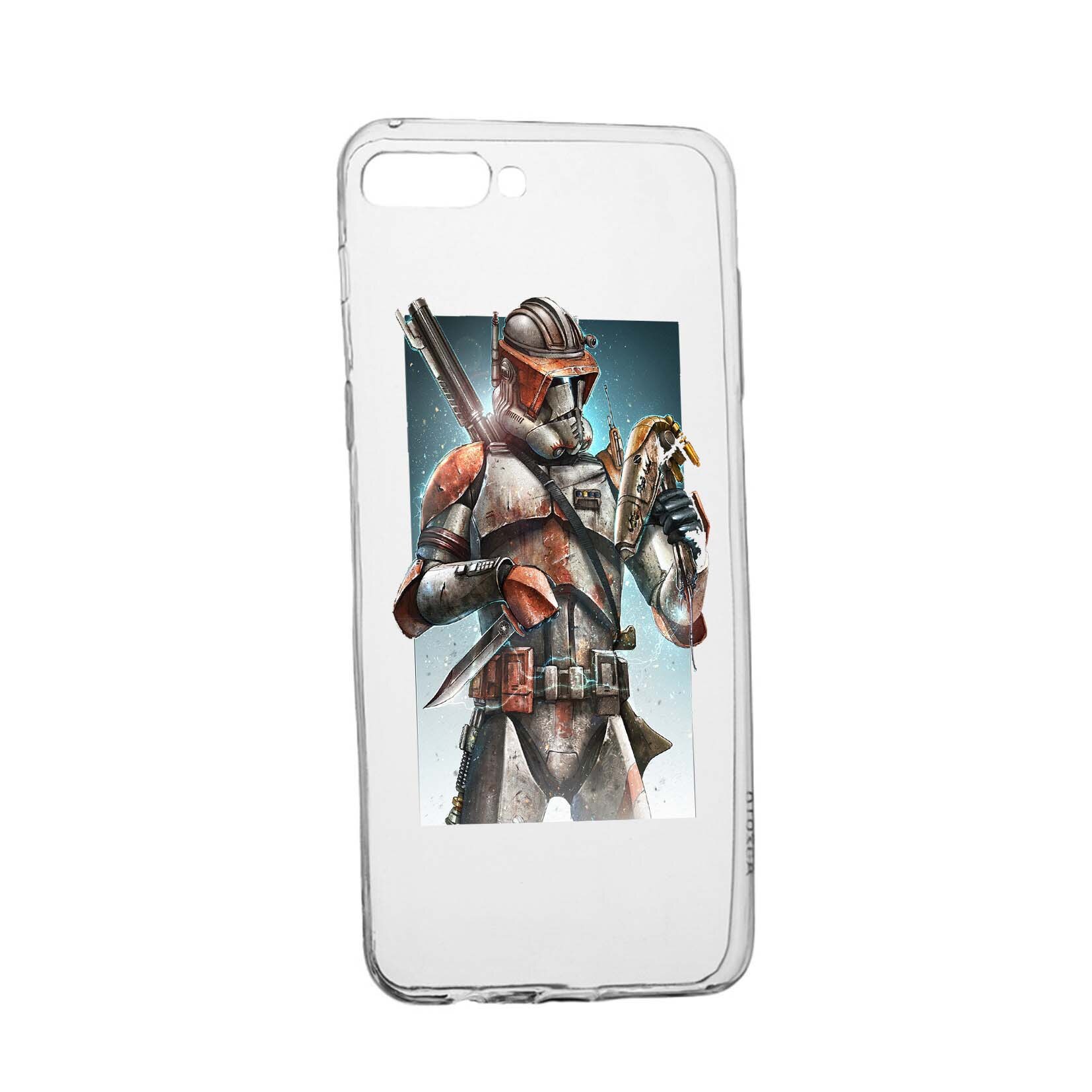 Husa de protectie Star Wars, The Mandalorian pentru LG K9, rezistenta la uzura, anti-alunecare, din silicon Premium, 464