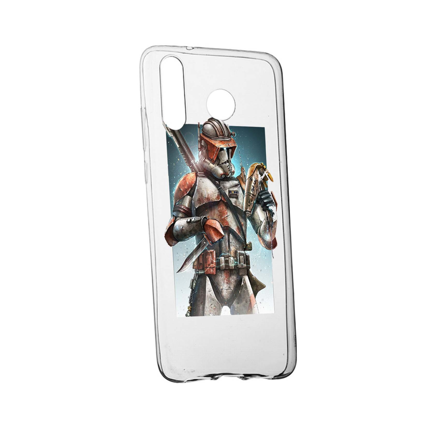 Husa de protectie Star Wars, The Mandalorian pentru Samsung Galaxy A20, rezistenta la uzura, anti-alunecare, din silicon Premium, 464