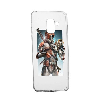 Husa de protectie Star Wars, The Mandalorian pentru Samsung Galaxy J6 2018, rezistenta la uzura, anti-alunecare, din silicon Premium, 464 Husa de protectie Star Wars, The Mandalorian pentru Samsung Galaxy J6 2018, rezistenta la uzura, anti-alunecare, din silicon Premium, 464