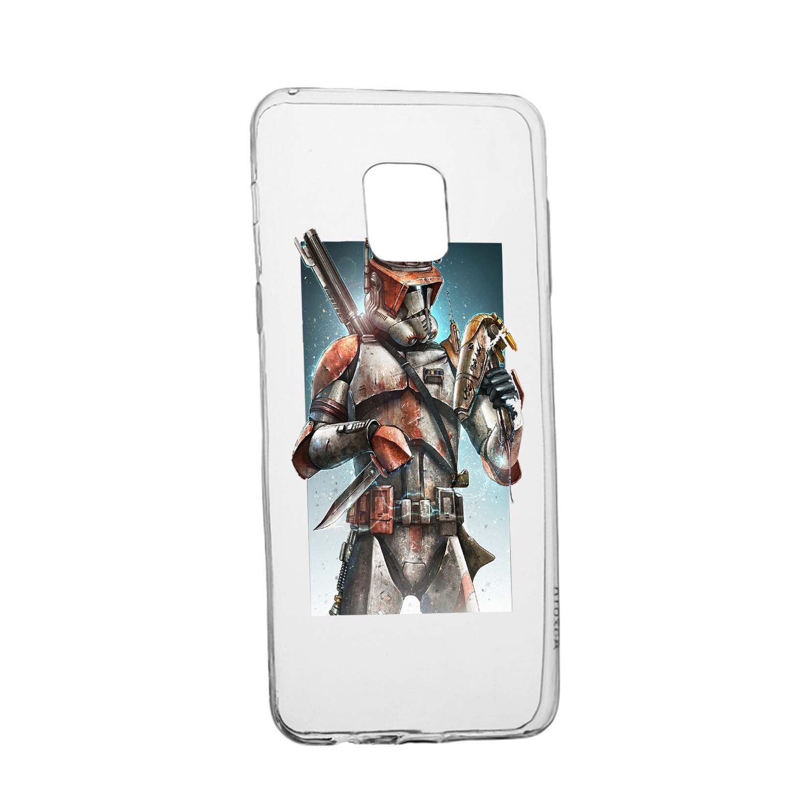 Husa de protectie Star Wars, The Mandalorian pentru Sony Xperia 10/ XA3, rezistenta la uzura, anti-alunecare, din silicon Premium, 464