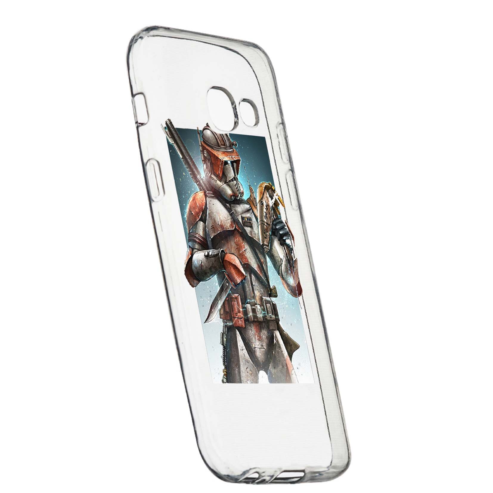 Husa de protectie Star Wars, The Mandalorian pentru Samsung Galaxy J4 Plus 2018, rezistenta la uzura, anti-alunecare, din silicon Premium, 464