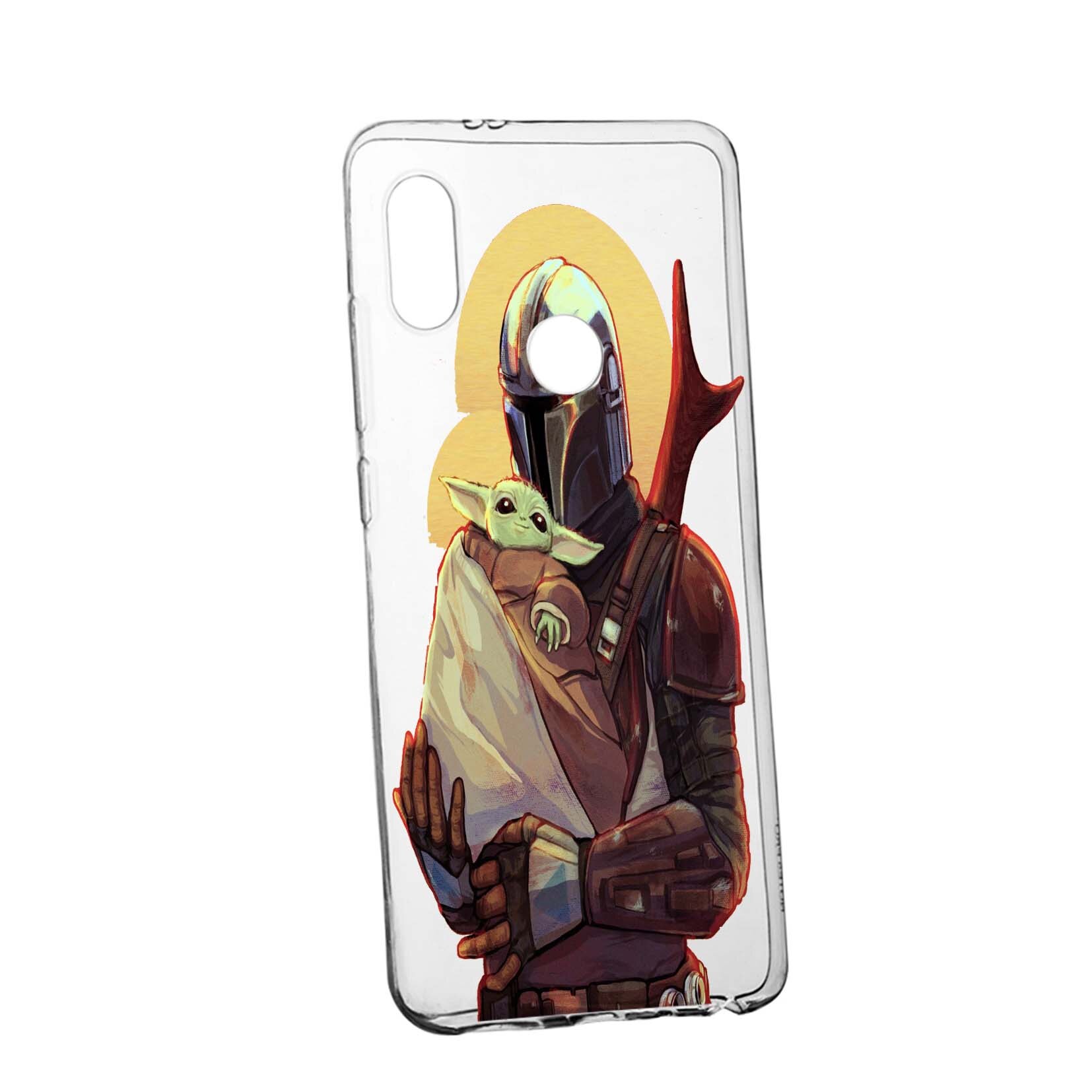 Husa de protectie Star Wars, The Mandalorian pentru Xiaomi Mi Mix 2S, rezistenta la uzura, anti-alunecare, din silicon Premium, 465