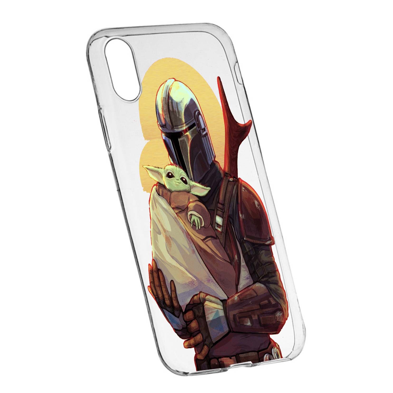 Husa de protectie Star Wars, The Mandalorian pentru Sony XA1 ULTRA, rezistenta la uzura, anti-alunecare, din silicon Premium, 465