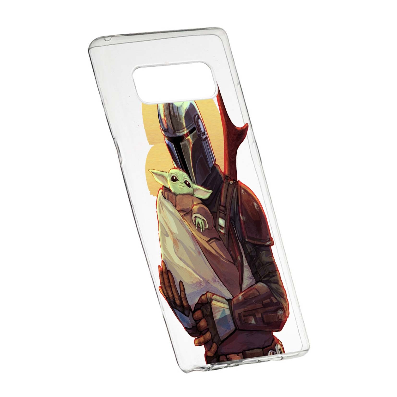 Husa de protectie Star Wars, The Mandalorian pentru Samsung Galaxy Note 9, rezistenta la uzura, anti-alunecare, din silicon Premium, 465