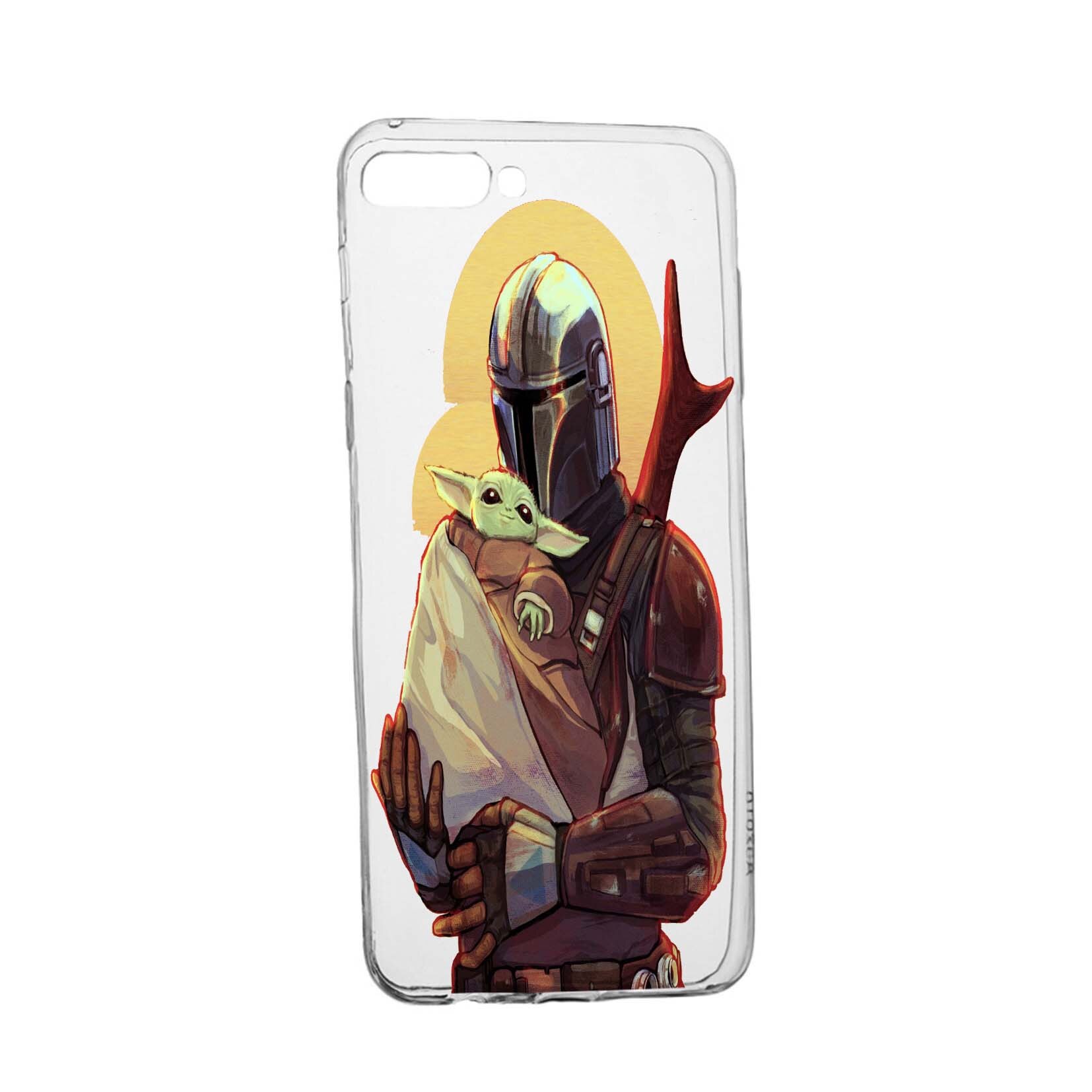 Husa de protectie Star Wars, The Mandalorian pentru LG K9, rezistenta la uzura, anti-alunecare, din silicon Premium, 465