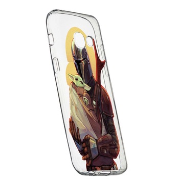 Husa de protectie Star Wars, The Mandalorian pentru Samsung Galaxy J4 Plus 2018, rezistenta la uzura, anti-alunecare, din silicon Premium, 465 Husa de protectie Star Wars, The Mandalorian pentru Samsung Galaxy J4 Plus 2018, rezistenta la uzura, anti-alunecare, din silicon Premium, 465
