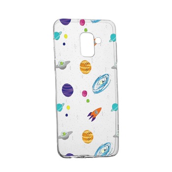 Husa de protectie Universe, Planeta, pentru Samsung Galaxy J6 2018, rezistenta la uzura, anti-alunecare, din silicon Premium, 466 Husa de protectie Universe, Planeta, pentru Samsung Galaxy J6 2018, rezistenta la uzura, anti-alunecare, din silicon Premium, 466