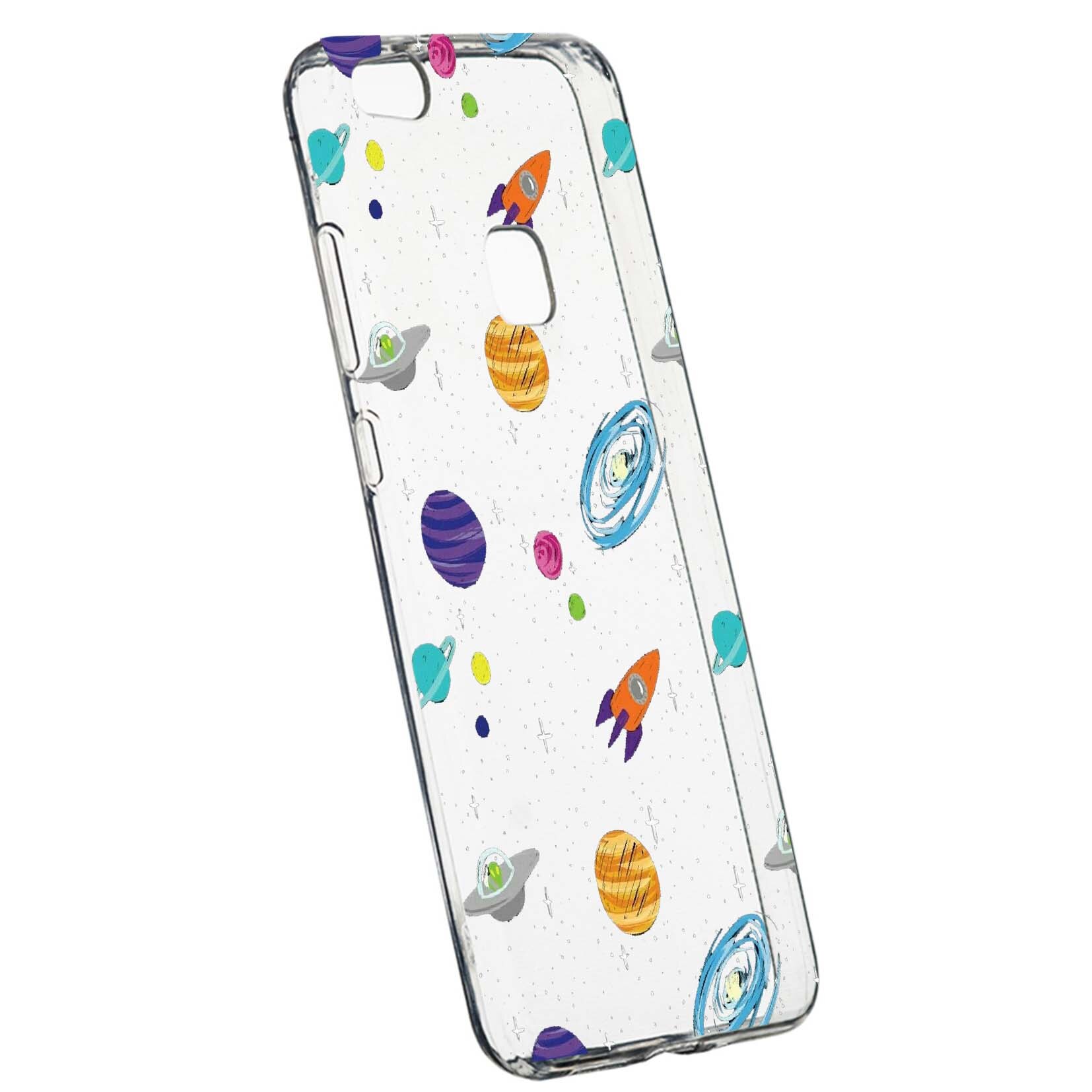 Husa de protectie Universe, Planeta, pentru Huawei Honor 8X/ View 10 Lite, rezistenta la uzura, anti-alunecare, din silicon Premium, 466