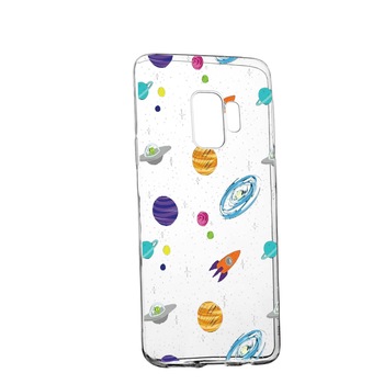 Husa de protectie Universe, Planeta, pentru Samsung Galaxy J4 2018, rezistenta la uzura, anti-alunecare, din silicon Premium, 466 Husa de protectie Universe, Planeta, pentru Samsung Galaxy J4 2018, rezistenta la uzura, anti-alunecare, din silicon Premium, 466