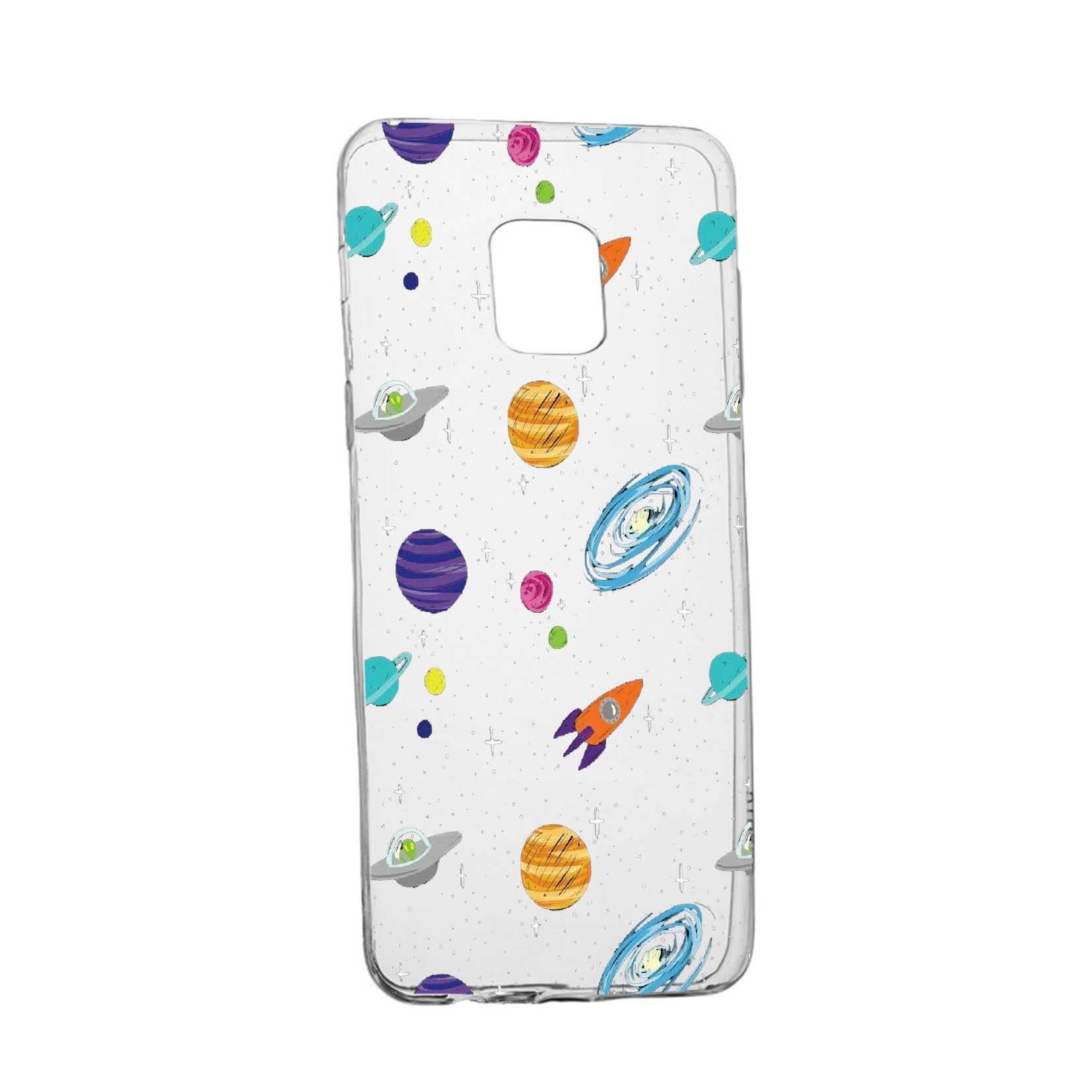 Husa de protectie Universe, Planeta, pentru Sony Xperia 10/ XA3, rezistenta la uzura, anti-alunecare, din silicon Premium, 466