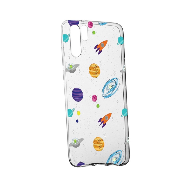 Силиконов калъф Unique за Universe, Planets Samsung Galaxy Note 10 Plus, 466
