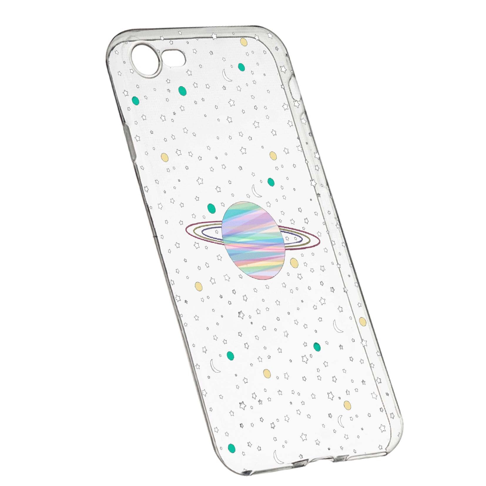 Husa de protectie Universe, Planeta, pentru HTC Desire 12, rezistenta la uzura, anti-alunecare, din silicon Premium, 468
