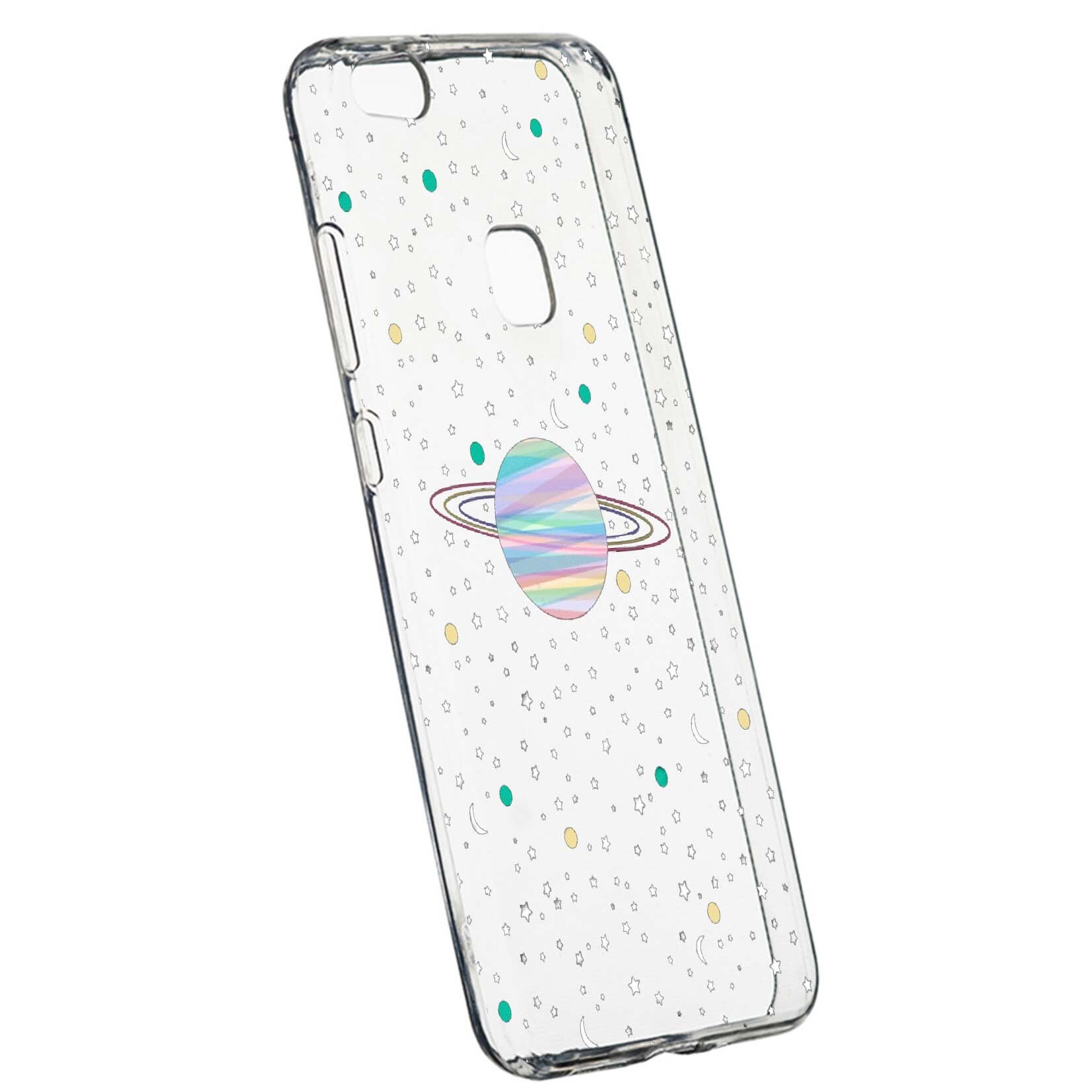Husa de protectie Universe, Planeta, pentru Huawei Honor 8X/ View 10 Lite, rezistenta la uzura, anti-alunecare, din silicon Premium, 468