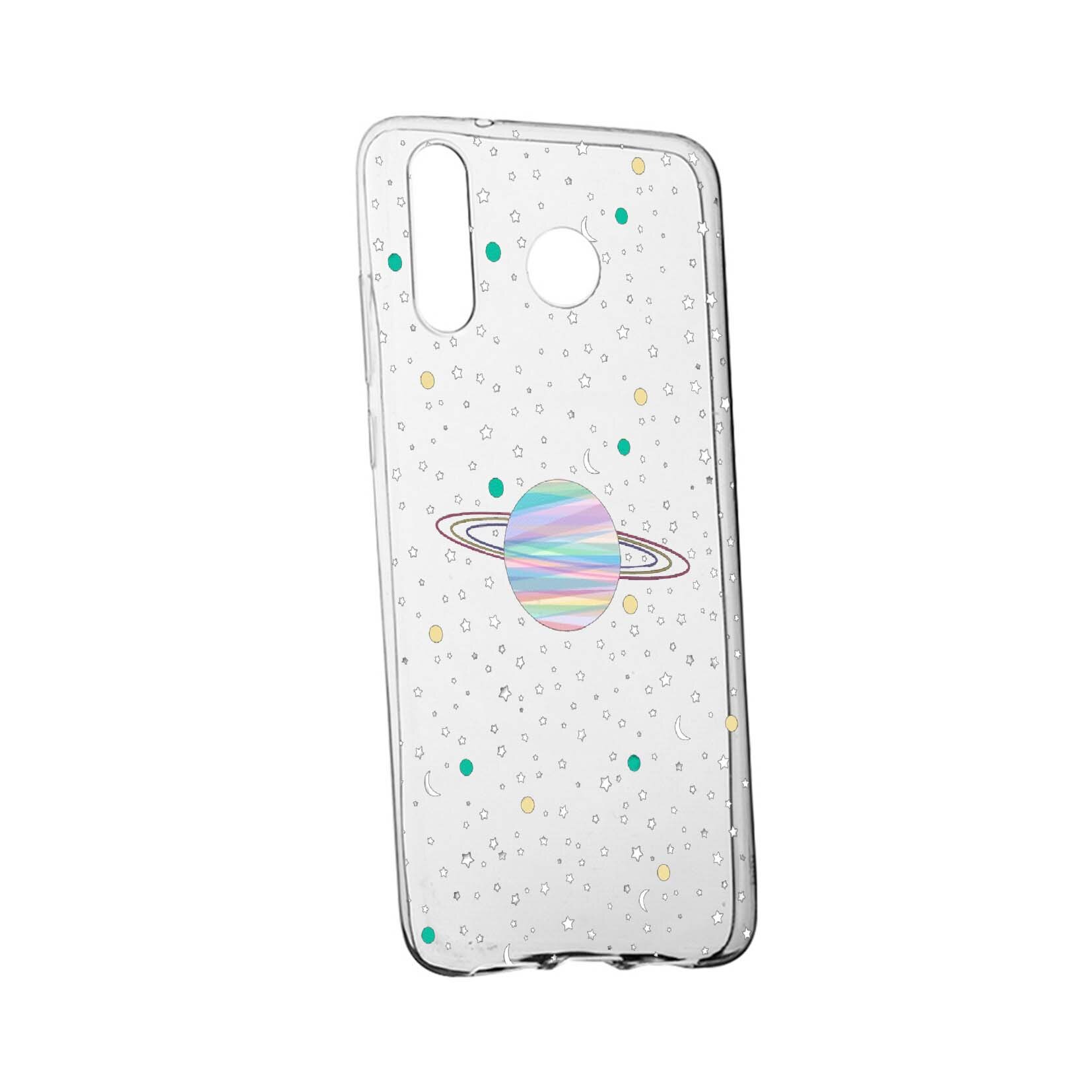 Husa de protectie Universe, Planeta, pentru Samsung Galaxy M20, rezistenta la uzura, anti-alunecare, din silicon Premium, 468