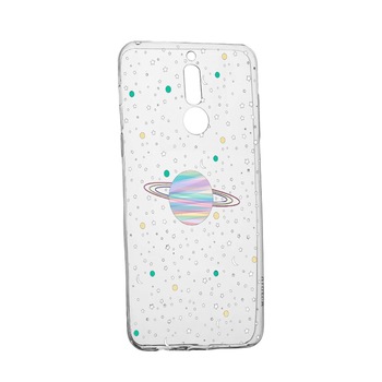 Husa de protectie Universe, Planeta, pentru LG K40 / K12 Plus, rezistenta la uzura, anti-alunecare, din silicon Premium, 468 Husa de protectie Universe, Planeta, pentru LG K40 / K12 Plus, rezistenta la uzura, anti-alunecare, din silicon Premium, 468