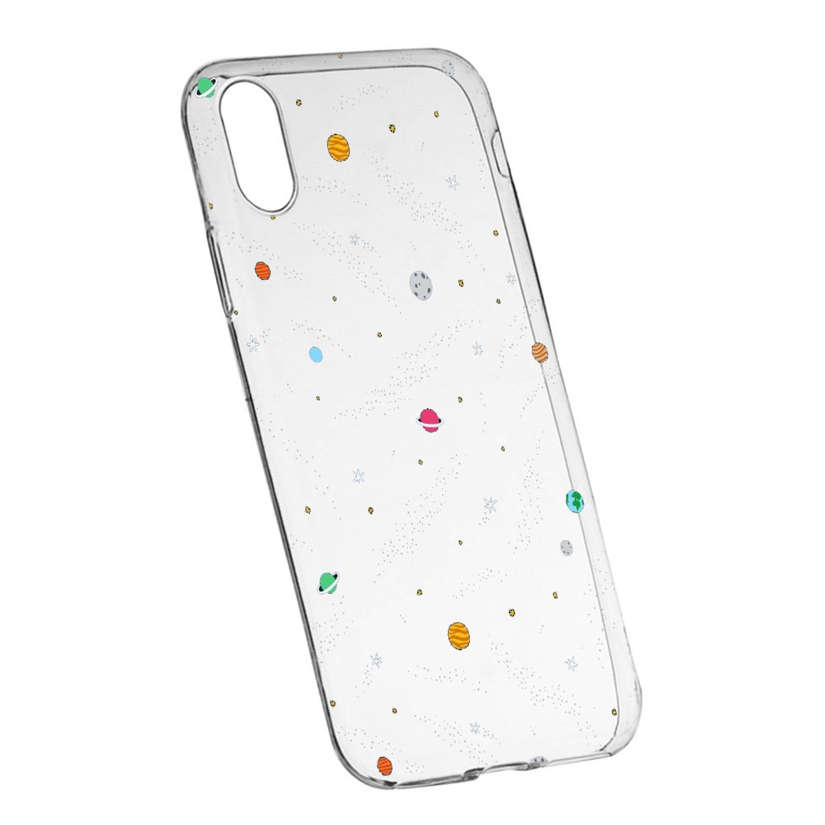 Husa de protectie Universe, Planeta, pentru Huawei Y5 2019, rezistenta la uzura, anti-alunecare, din silicon Premium, 470