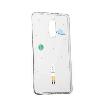 Husa de protectie Universe, Spacecraft, pentru Sony XZ2, rezistenta la uzura, anti-alunecare, din silicon Premium, 471 Husa de protectie Universe, Spacecraft, pentru Sony XZ2, rezistenta la uzura, anti-alunecare, din silicon Premium, 471