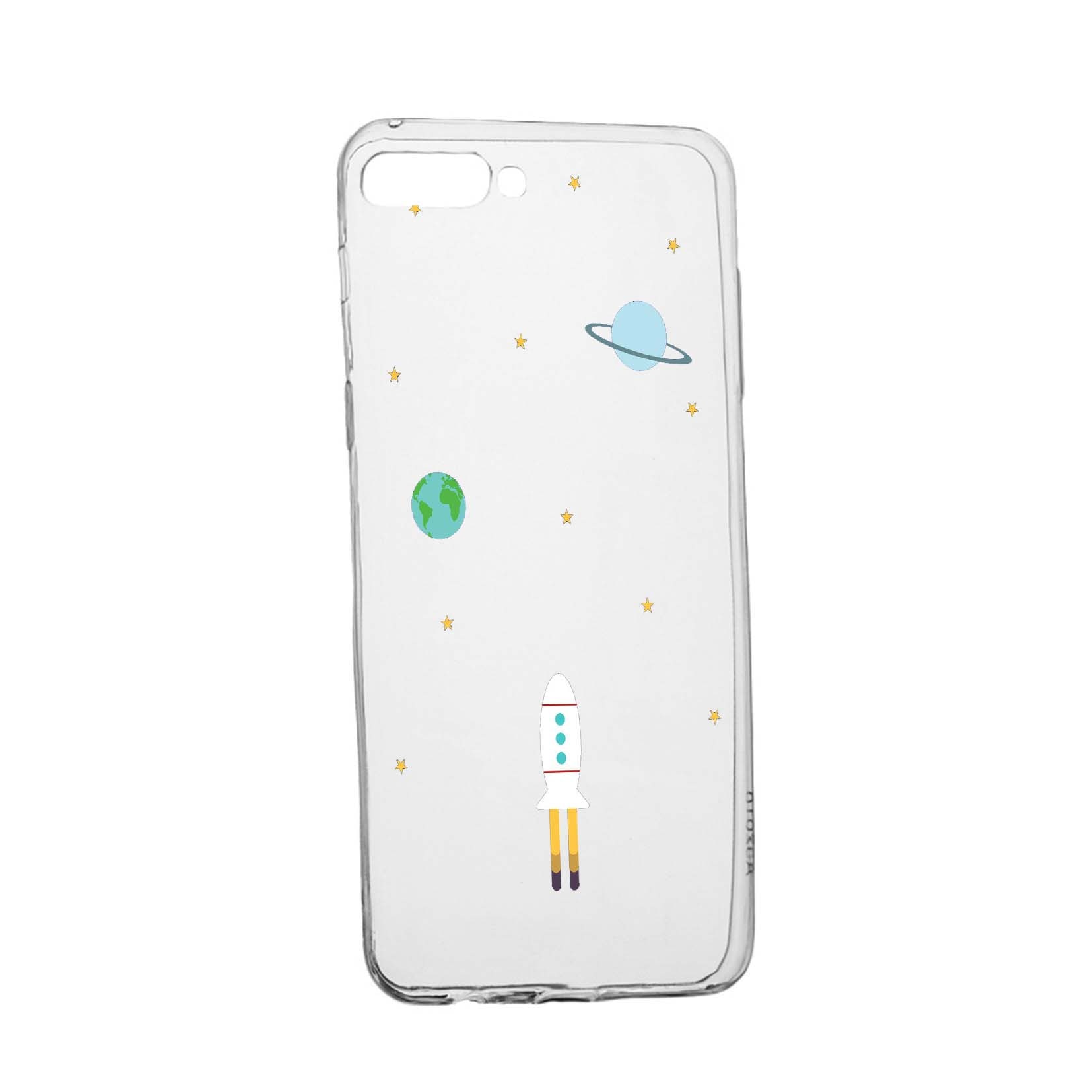 Husa de protectie Universe, Spacecraft, pentru LG K9, rezistenta la uzura, anti-alunecare, din silicon Premium, 471