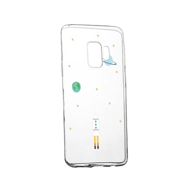 Husa de protectie Universe, Spacecraft, pentru LG G7/G7 ThinQ, rezistenta la uzura, anti-alunecare, din silicon Premium, 471 Husa de protectie Universe, Spacecraft, pentru LG G7/G7 ThinQ, rezistenta la uzura, anti-alunecare, din silicon Premium, 471