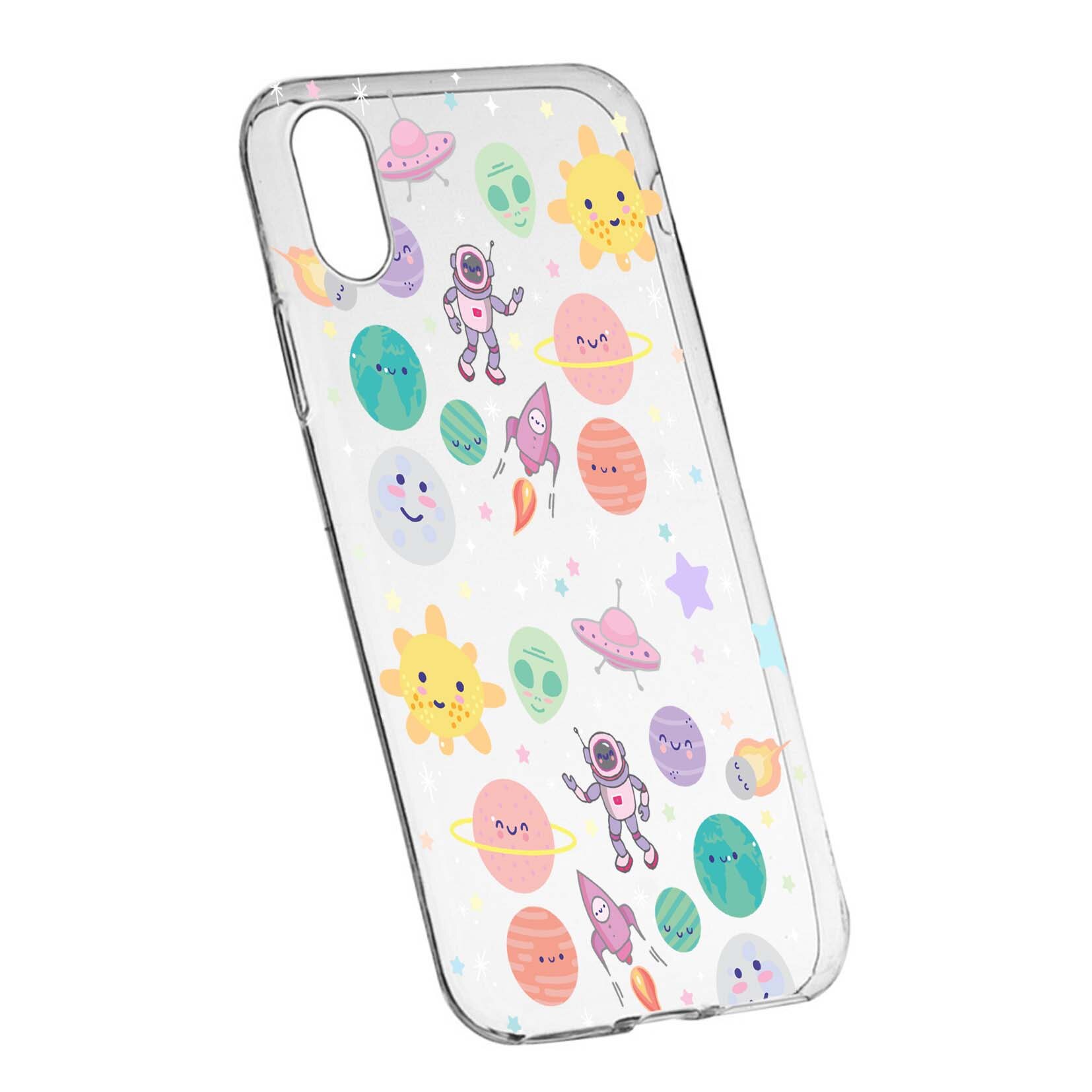 Husa de protectie Universe, Planeta UFO, pentru Sony XA1 Plus, rezistenta la uzura, anti-alunecare, din silicon Premium, 473