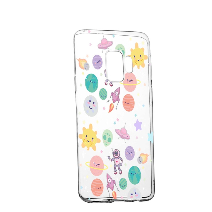 Силиконов калъф Unique за Universe, Planets UFO Huawei Mate 20 Lite, 473