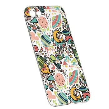 Husa de protectie Universe, Planeta UFO, pentru HTC Desire 12, rezistenta la uzura, anti-alunecare, din silicon Premium, 472 Husa de protectie Universe, Planeta UFO, pentru HTC Desire 12, rezistenta la uzura, anti-alunecare, din silicon Premium, 472