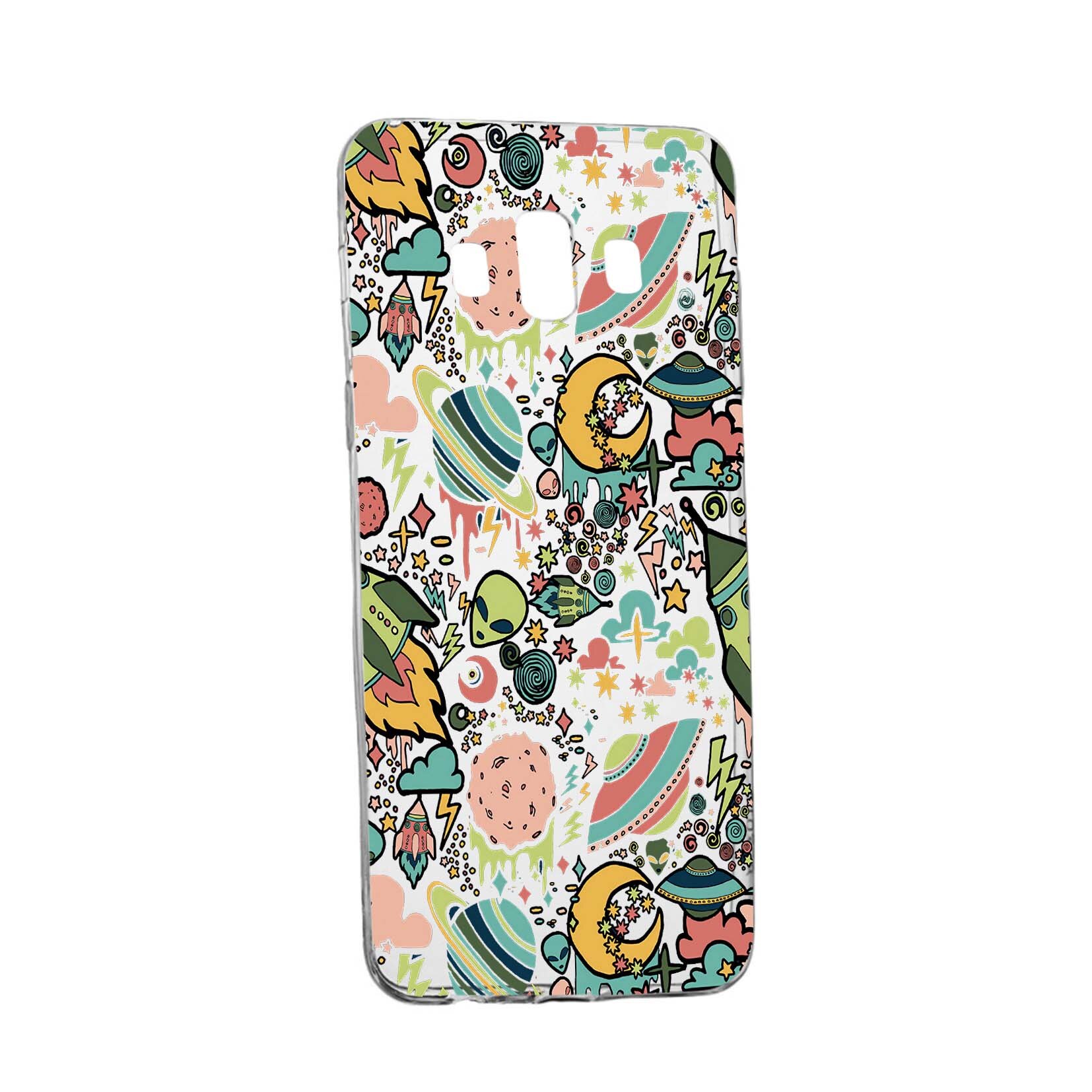 Husa de protectie Universe, Planeta UFO, pentru Huawei Mate 10, rezistenta la uzura, anti-alunecare, din silicon Premium, 472