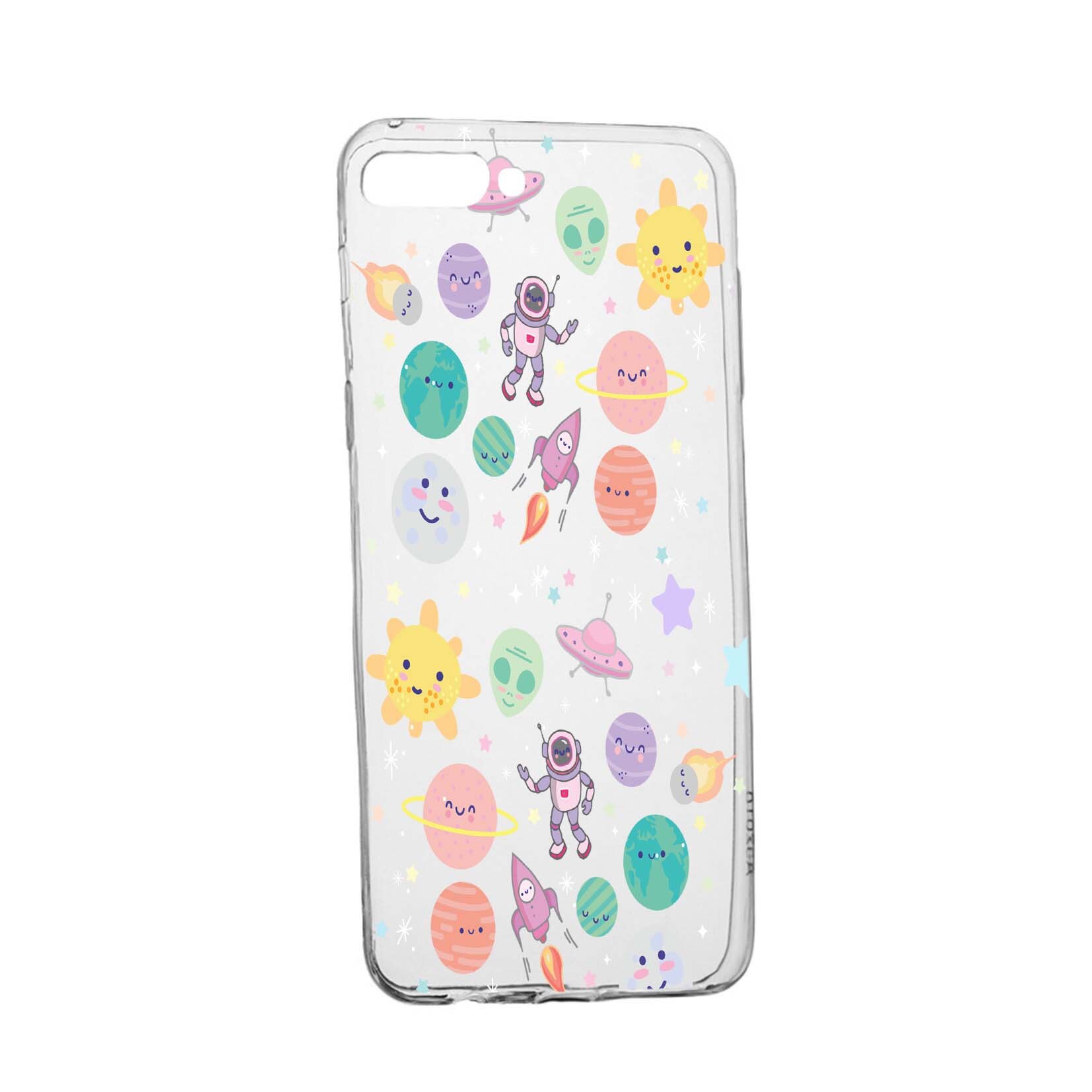 Husa de protectie Universe, Planeta UFO, pentru Xiaomi Mi8 Pro, rezistenta la uzura, anti-alunecare, din silicon Premium, 473