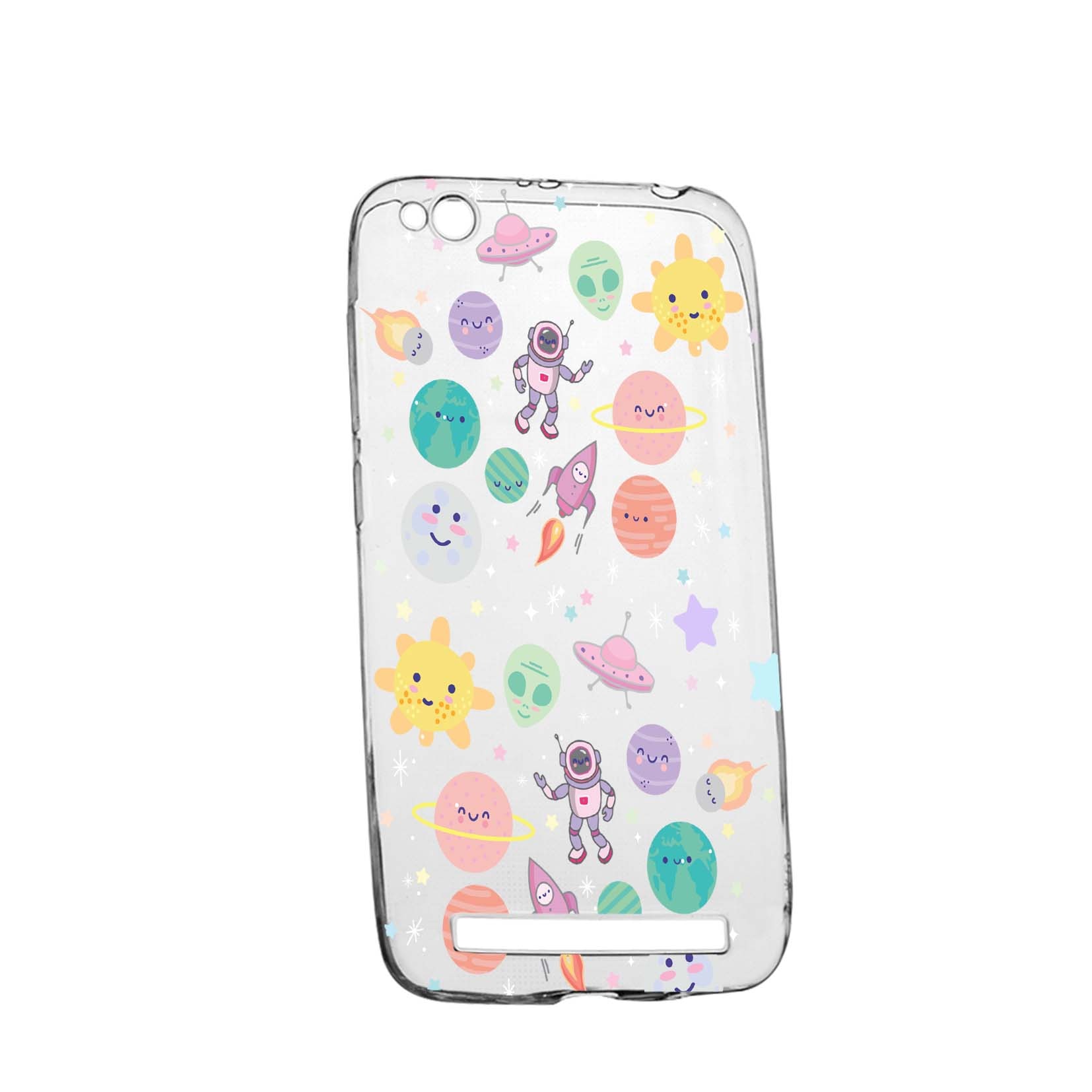 Husa de protectie Universe, Planeta UFO, pentru Xiaomi Redmi 4A, rezistenta la uzura, anti-alunecare, din silicon Premium, 473